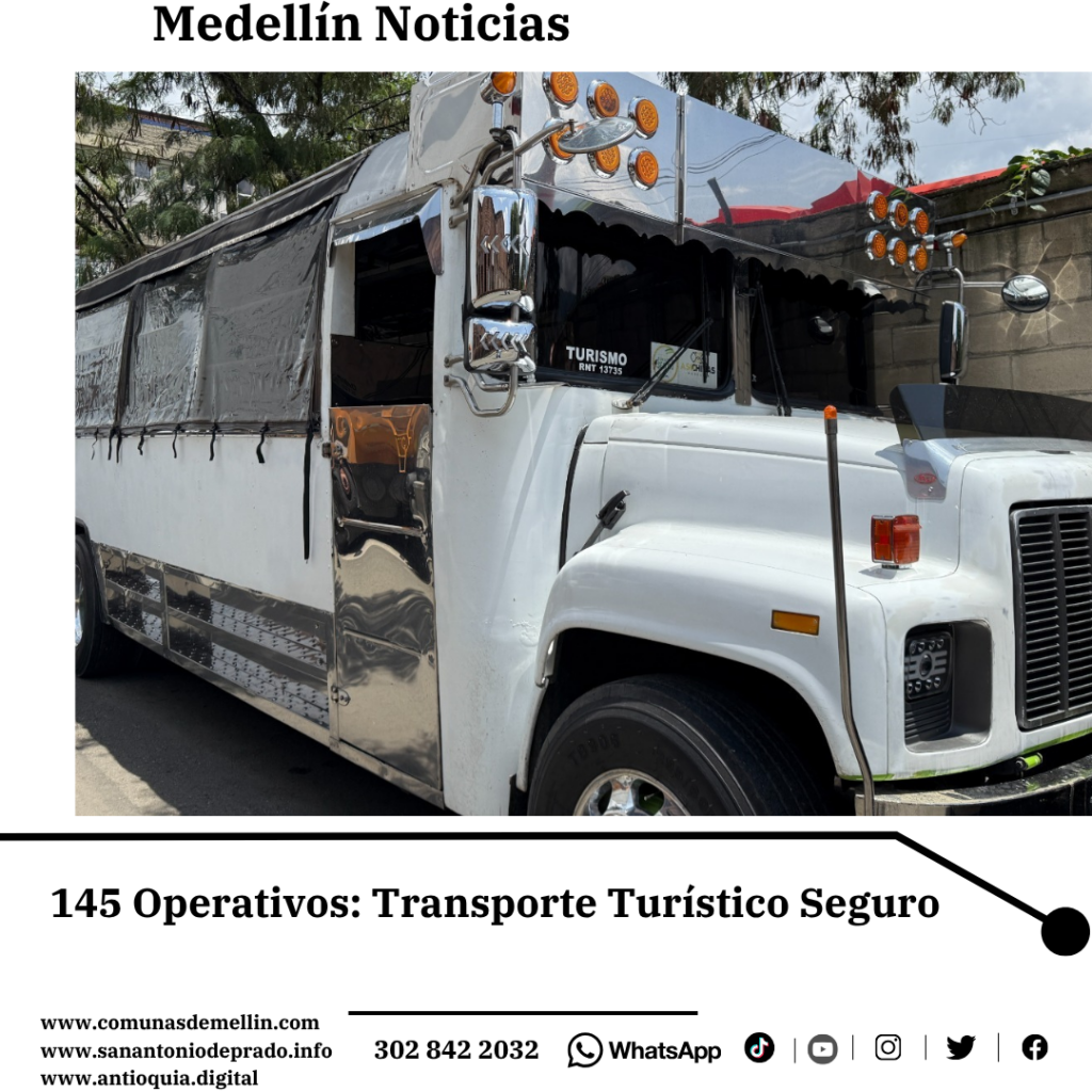 Medellín intensifica controles a transporte turístico