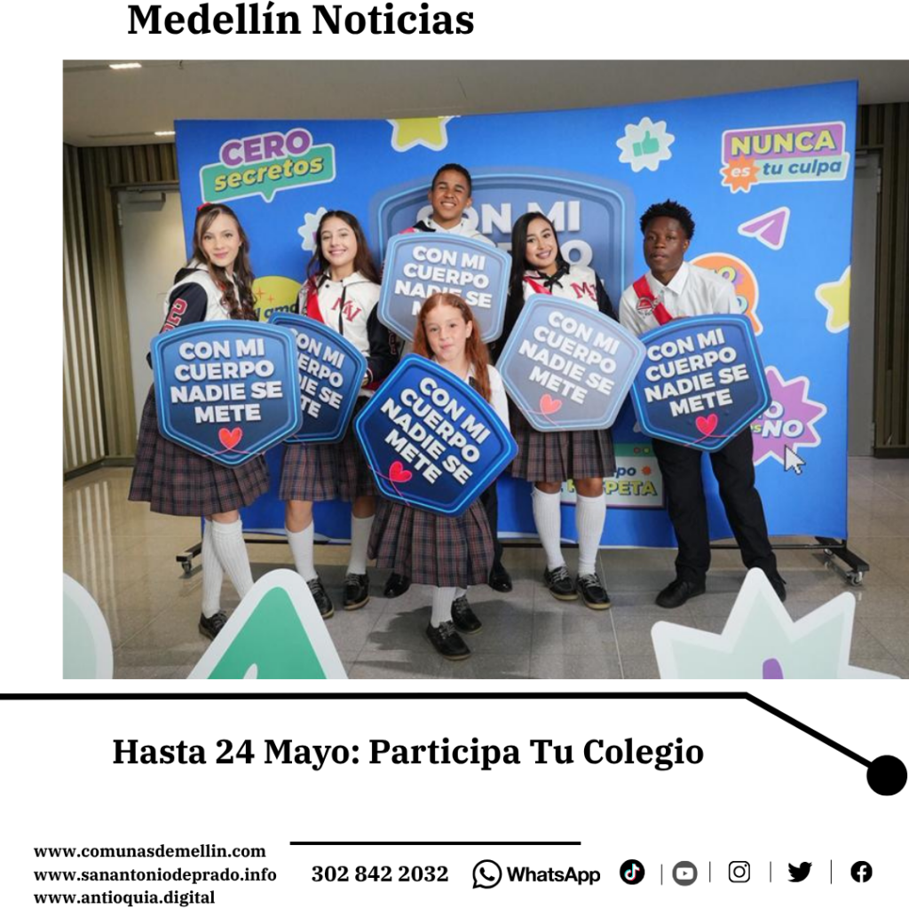 Medellín lanza cuarta edición “Con mi cuerpo nadie se mete