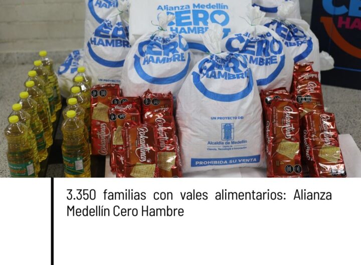 Alianza Medellín Cero Hambre: 3.350 Familias Reciben Vales Alimentarios en Comunas y Corregimientos