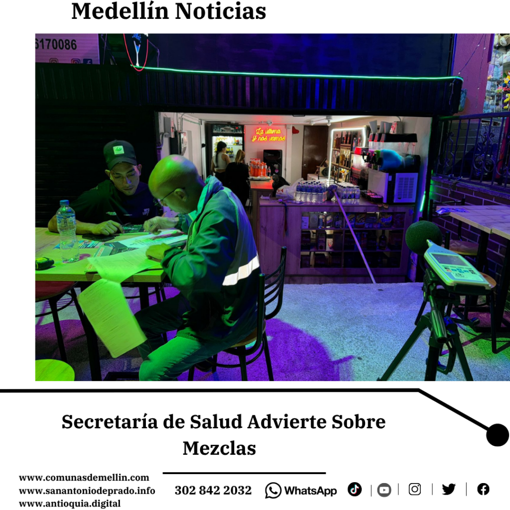 Alcaldía advierte riesgos alcohol con sueros