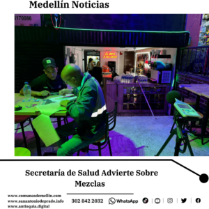 Alcaldía advierte riesgos alcohol con sueros