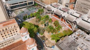 Transformación Parque Berrío Medellín 37%