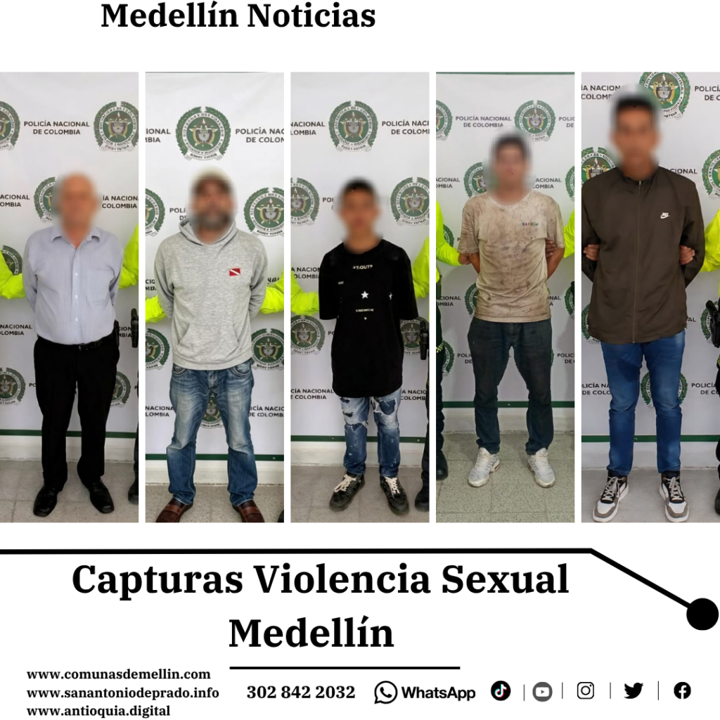 Cuatro Capturas Violencia Sexual Medellín