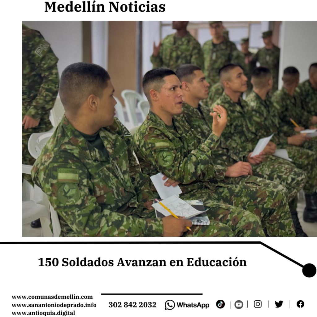 150 soldados avanzan en educación con programa del Distrito