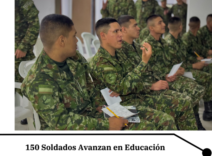 150 soldados avanzan en educación con programa del Distrito