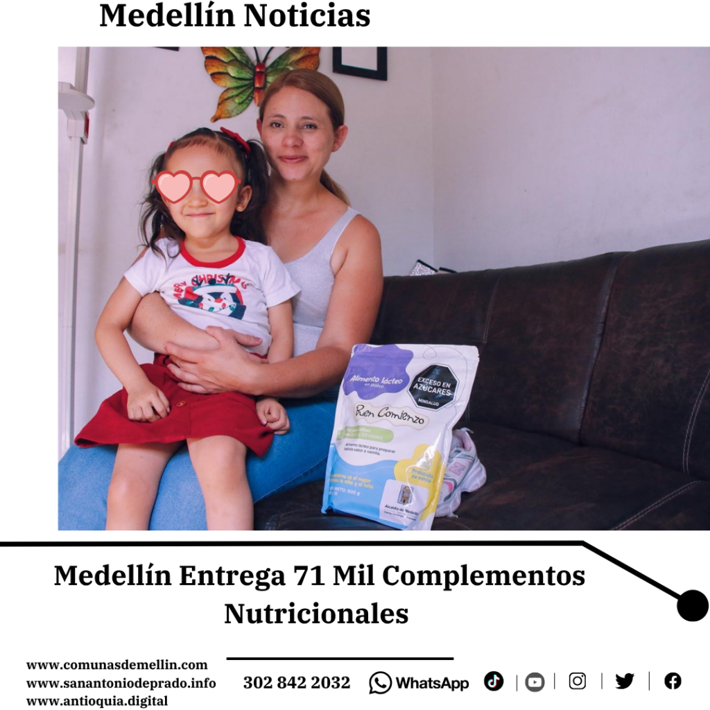*Medellín Entrega 71.000 Complementos Nutricionales