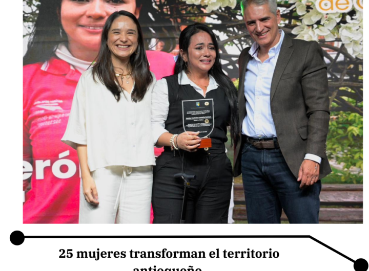 Lideresas reciben Antioqueña de Oro