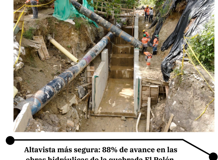 Obras en Quebrada de Altavista