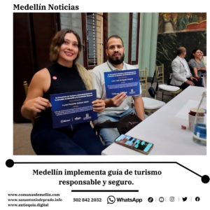 Guía turística protege menores