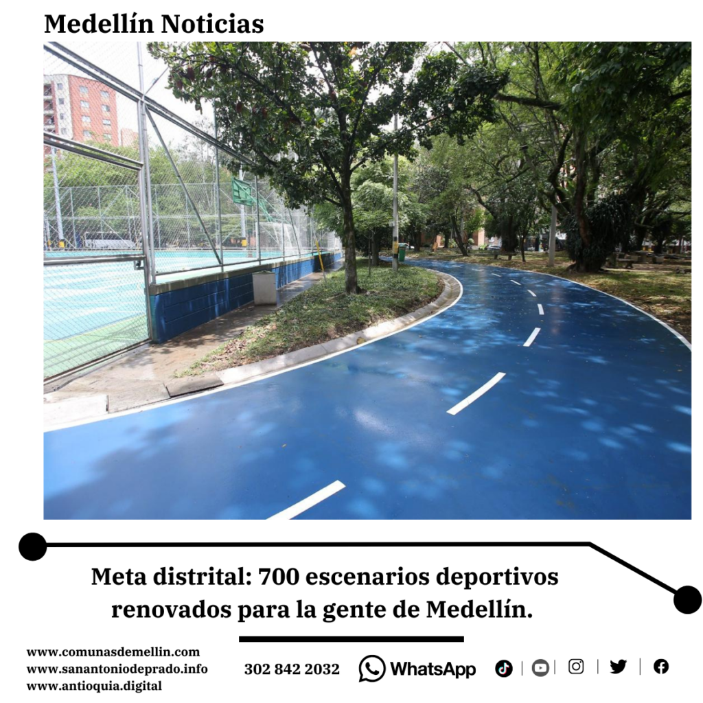 Pistas Deportivas Renovadas en Medellín