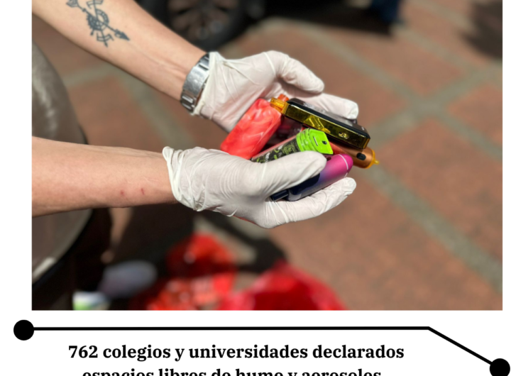 Entrega voluntaria de vapeadores en Medellín