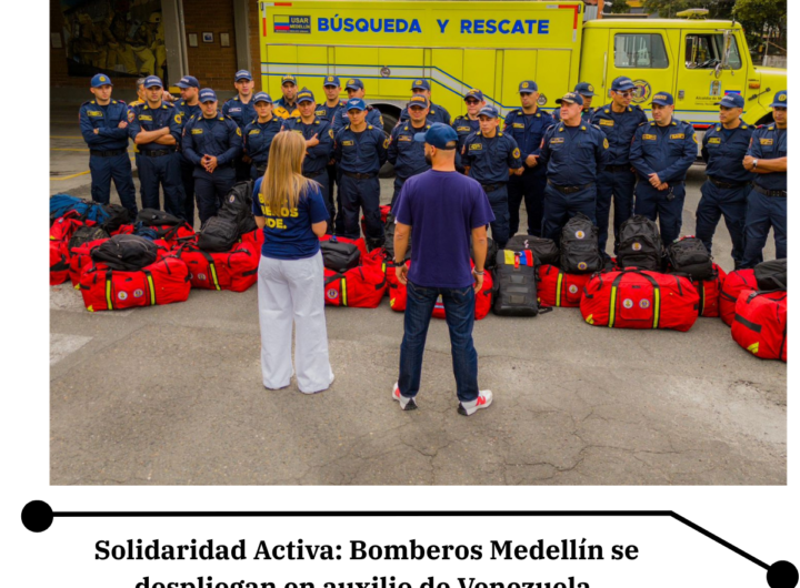Bomberos de Medellín en Venezuela
