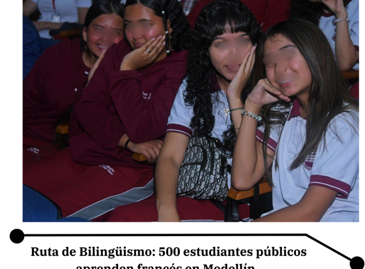 Estudiantes Aprenden Francés en Medellín