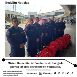 Rescatistas de Antioquia Viajan a Venezuela