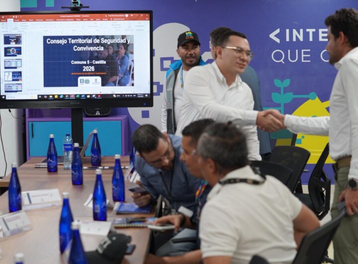 Consejo de seguridad en Castilla evalúa reducción de delitos en Medellín