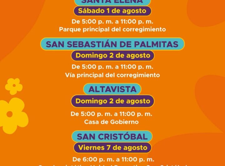 Feria de las Flores: Tablados musicales en los corregimientos 🌸🎶