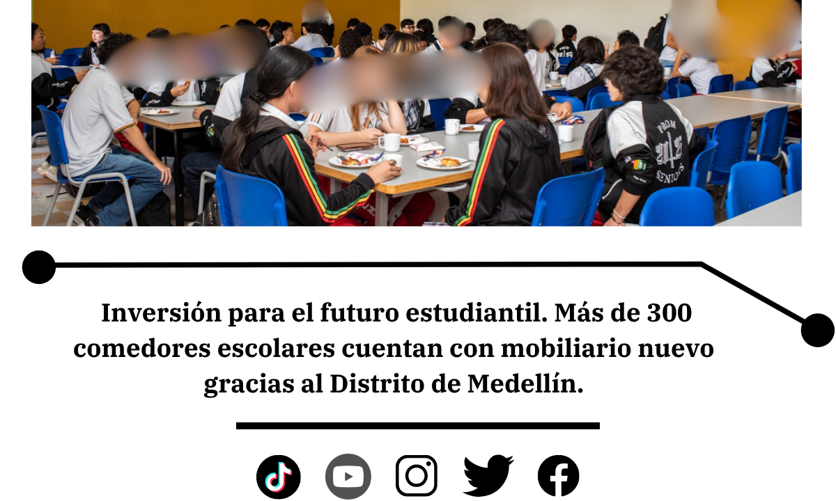 Medellín renueva sus restaurantes escolares con Escuela Inteligente