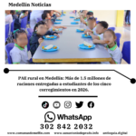 El PAE entrega 1.5 millones de raciones en corregimientos