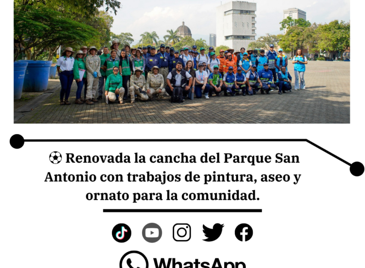 Parque San Antonio: espacio seguro en Medellín