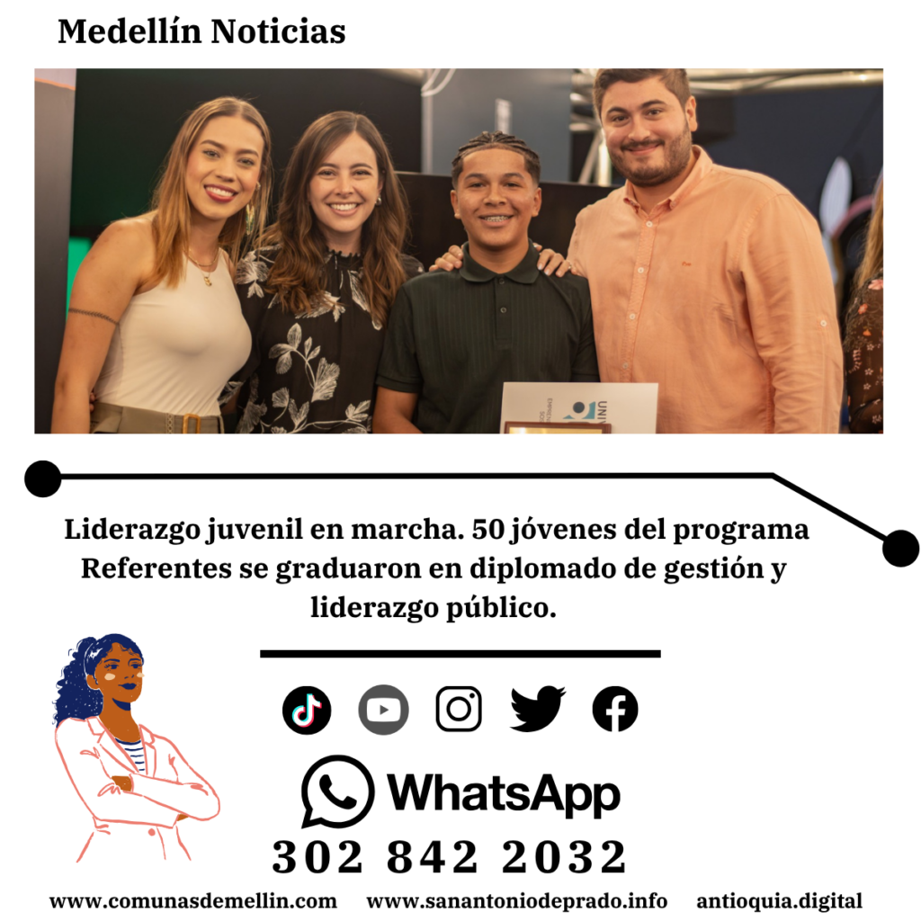 50 jóvenes se gradúan en liderazgo público en Medellín