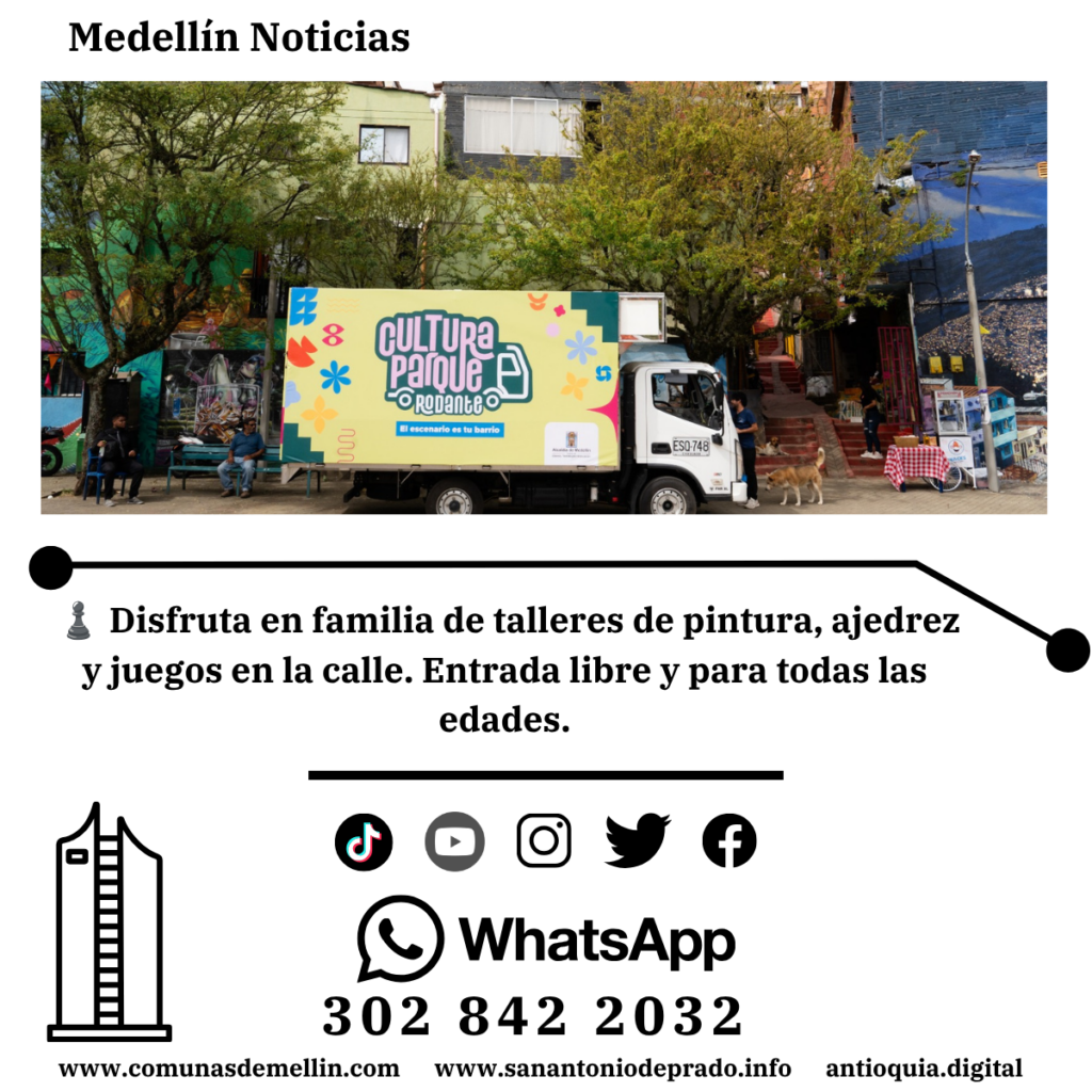 Cultura Parque Rodante lleva arte a Medellín