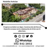 El Recreo Deportivo de Belén avanza en su construcción