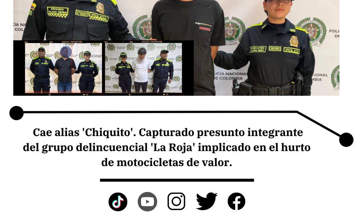 Tres capturados en Medellín tras seguidilla de hurtos