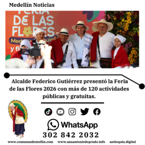 Federico Gutiérrez presentó la Feria de las Flores 2026