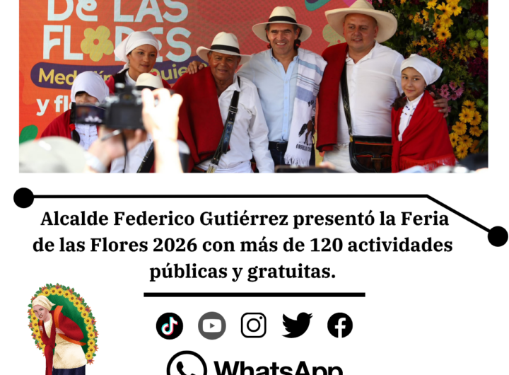 Federico Gutiérrez presentó la Feria de las Flores 2026