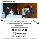 Medellín reconoce a ciudadanos ejemplares en impuestos