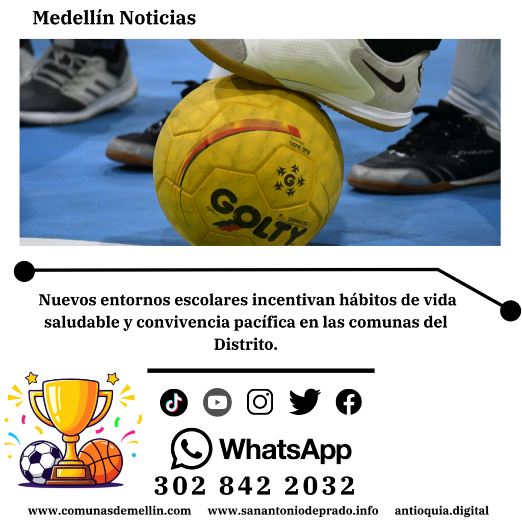 43.000 nuevos elementos deportivos para colegios de Medellín