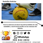 43.000 nuevos elementos deportivos para colegios de Medellín
