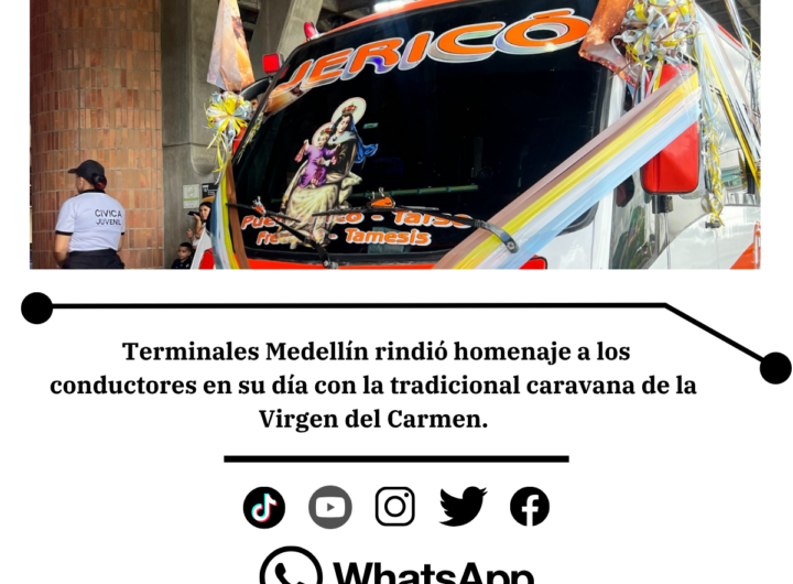 Terminales Medellín rinde homenaje a los conductores