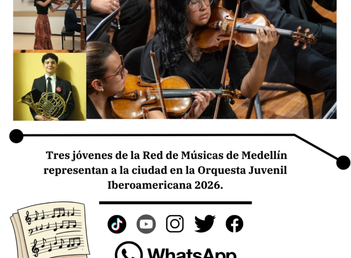 Tres jóvenes de Medellín brillan en la música iberoamericana