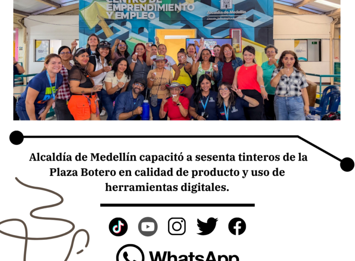 Alcaldía capacita a 60 tinteros del Centro de Medellín