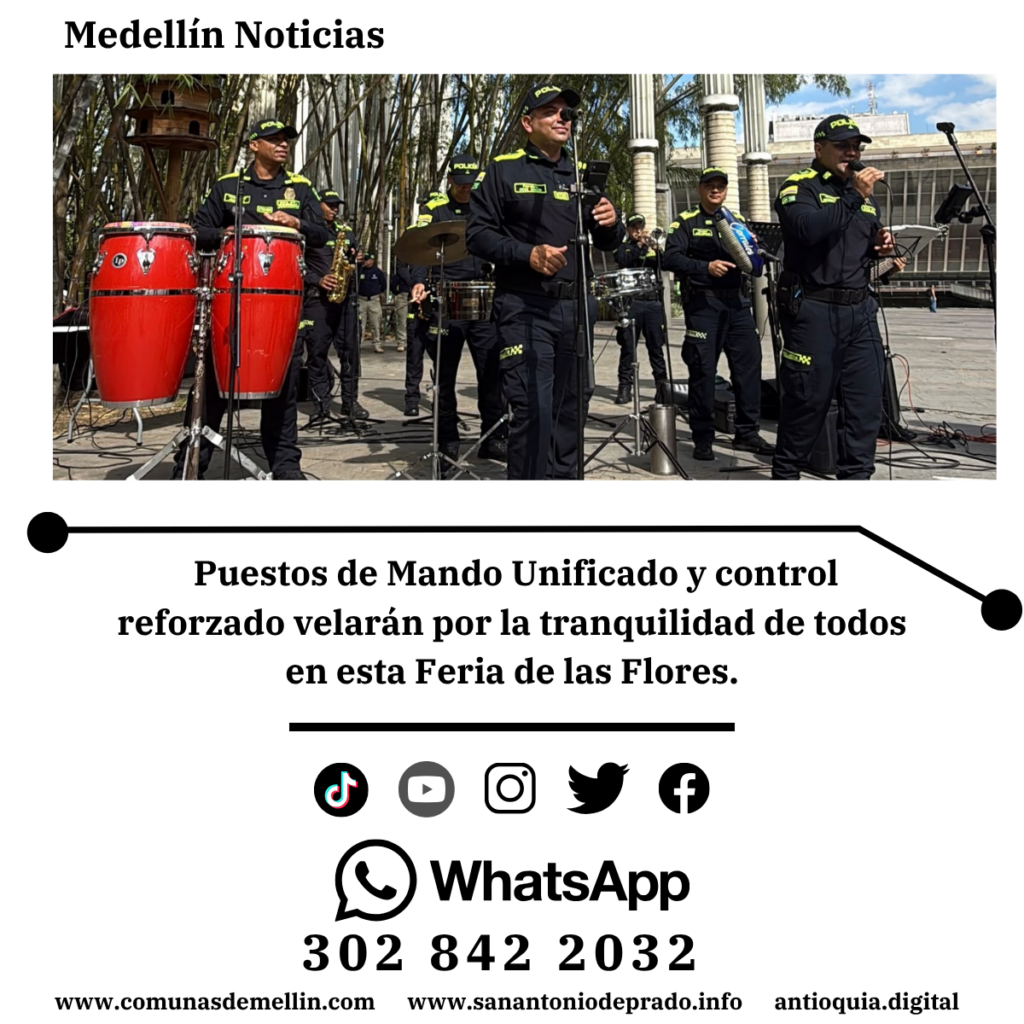 Seguridad en la Feria de las Flores 2026: 4.100 efectivos