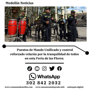 Seguridad en la Feria de las Flores 2026: 4.100 efectivos