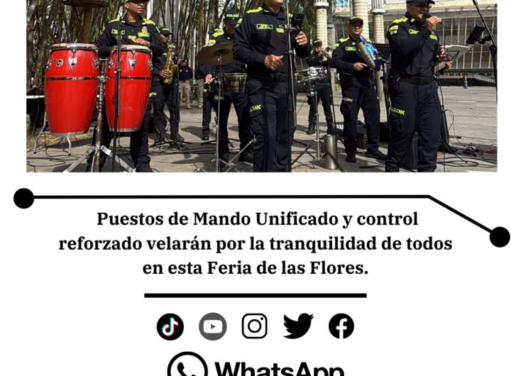 Seguridad en la Feria de las Flores 2026: 4.100 efectivos