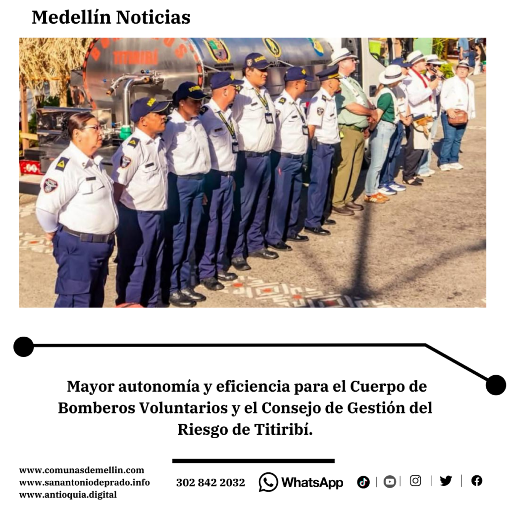 Titiribí recibe nuevo camión cisterna para emergencias