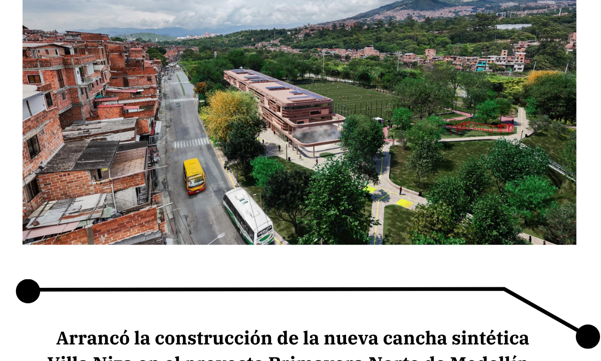 Inicia la construcción de cancha sintética Villa Niza