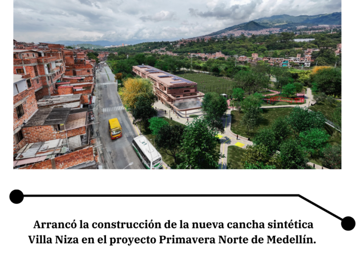 Inicia la construcción de cancha sintética Villa Niza