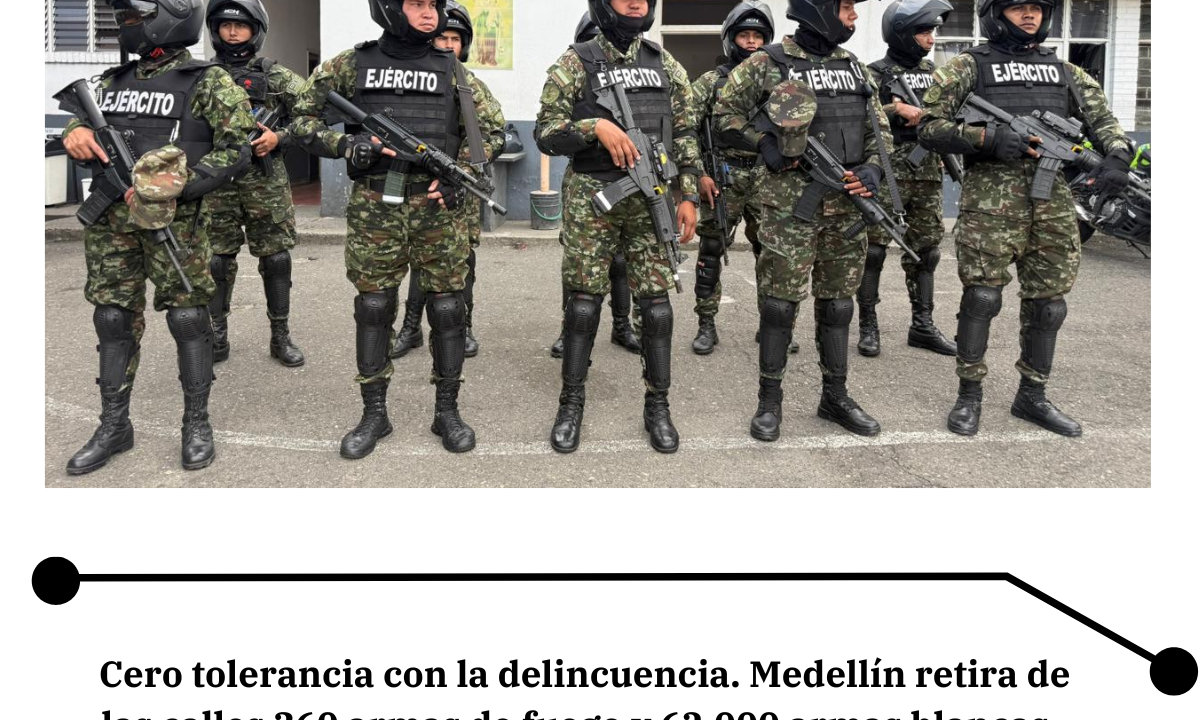 Medellín realiza 430 megaoperativos de seguridad