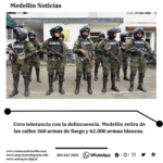 Medellín realiza 430 megaoperativos de seguridad