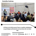 110 ciudadanos ya lideran obras del Metro de la 80