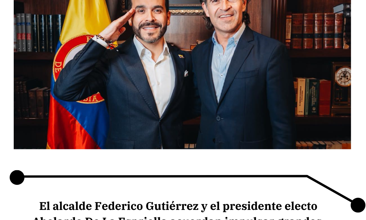 Medellín articula proyectos clave con Presidente electo