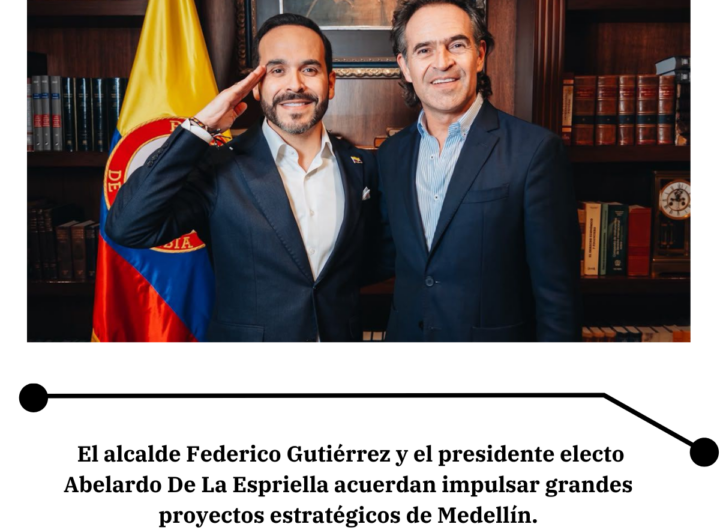 Medellín articula proyectos clave con Presidente electo