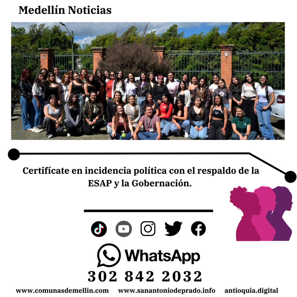 Liderazgo femenino: 350 jóvenes transforman Antioquia