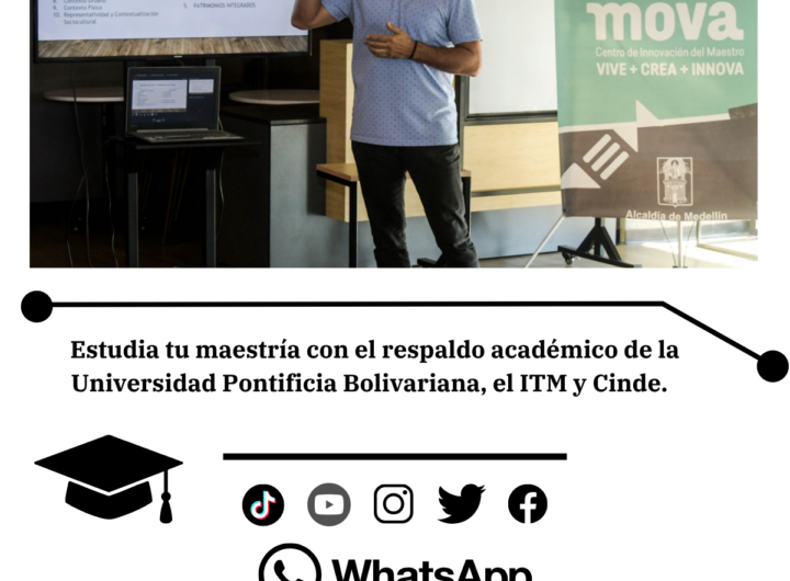 Medellín abre 69 becas de maestría para docentes oficiales