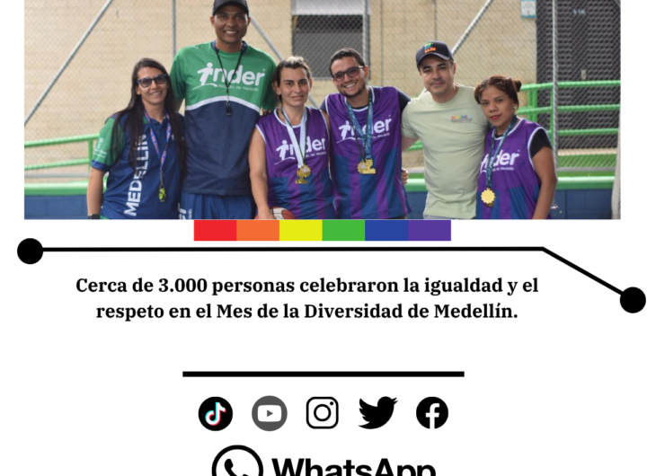 Medellín celebró con éxito el Mes de la Diversidad