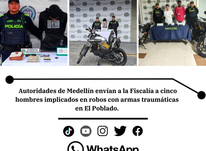 Medellín captura a cinco y recupera $84 millones